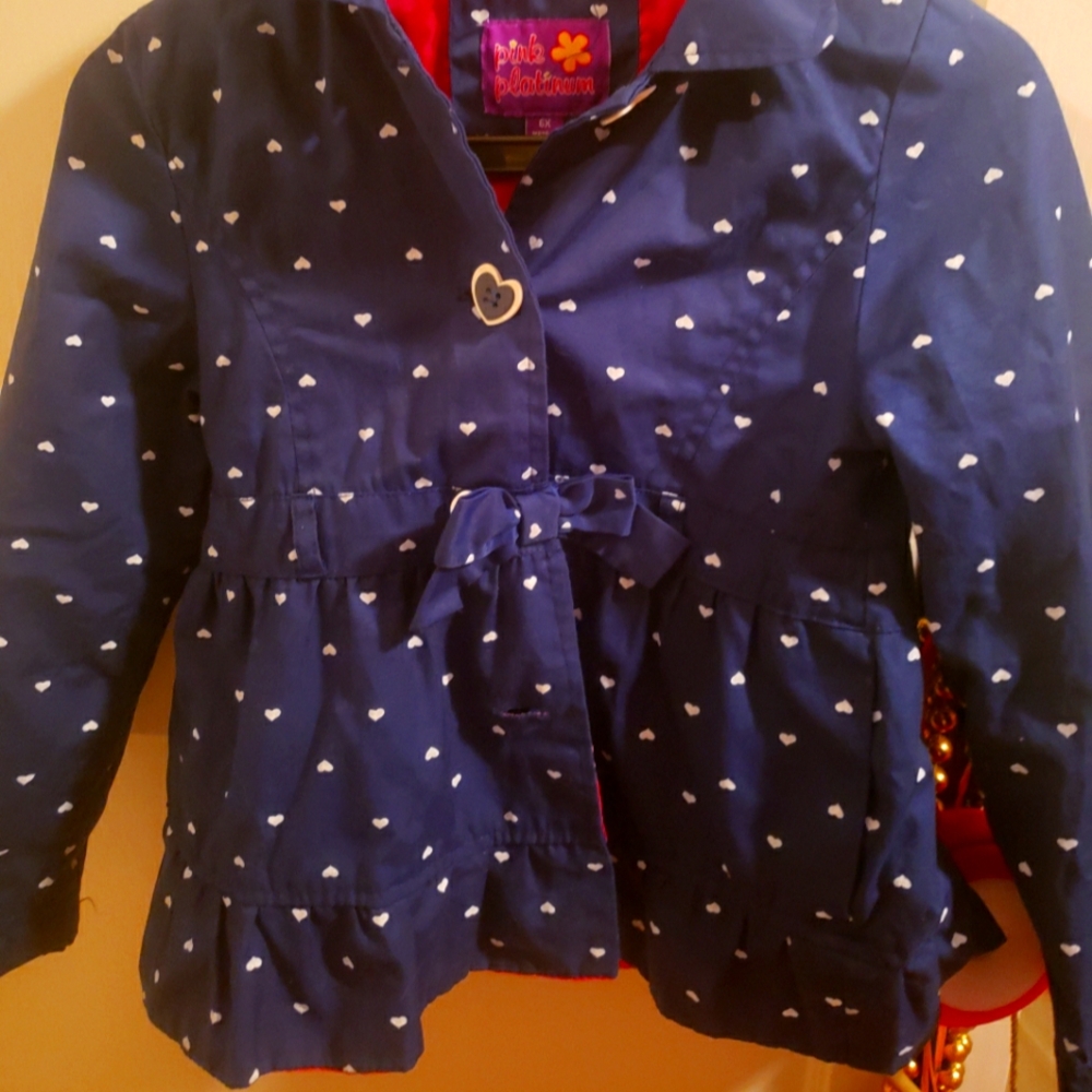 Pink Platinum Blue raincoat 6x